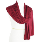 Kuwaiti Everyday Maroon Cotton Jersey Hijab