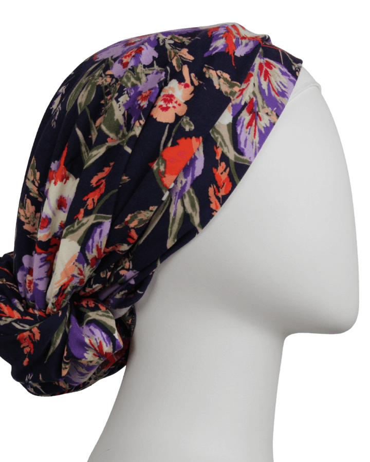 A Walk in the Meadow Floral Patterned Jersey Hijab - NEW