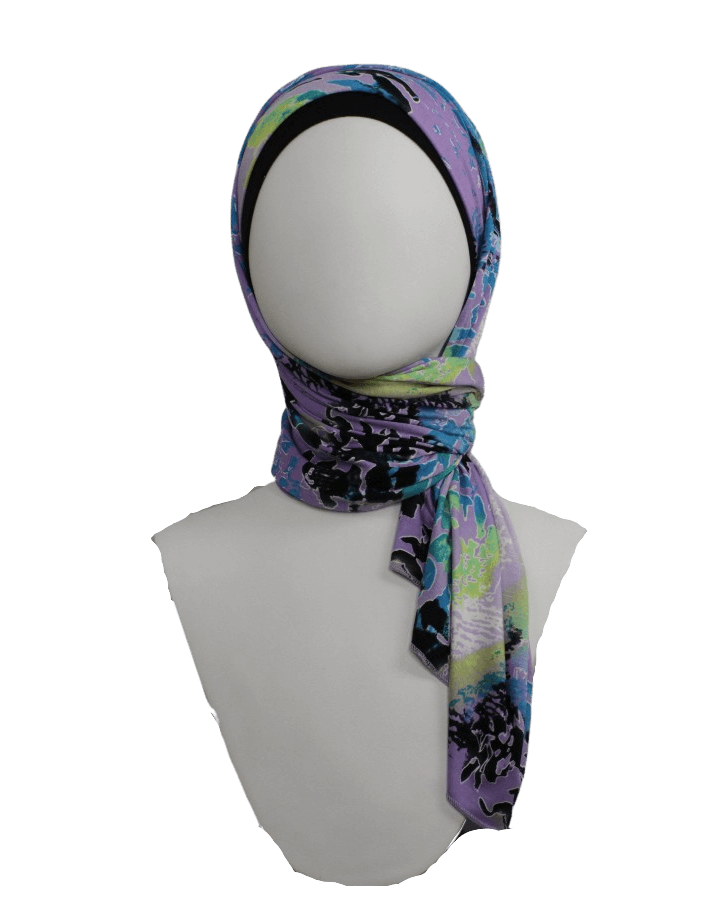 Fashionista Spirit Patterned Jersey Hijab!