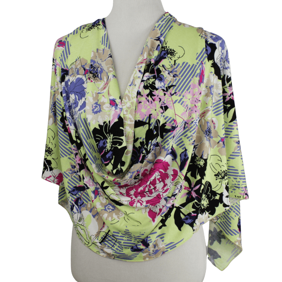 Boss Lady Patterned Jersey Hijab  - NEW