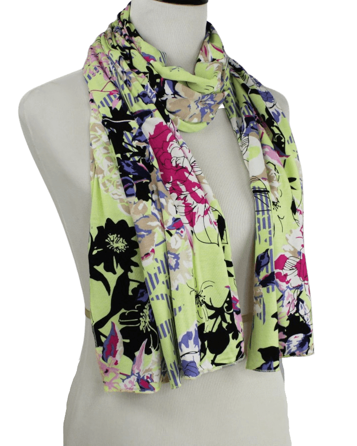 Boss Lady Patterned Jersey Hijab  - NEW