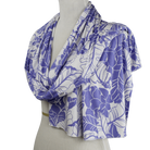 Lilac Elegance Patterned Jersey Hijab  - NEW