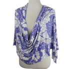 Lilac Elegance Patterned Jersey Hijab  - NEW