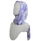 Lilac Elegance Patterned Jersey Hijab  - NEW