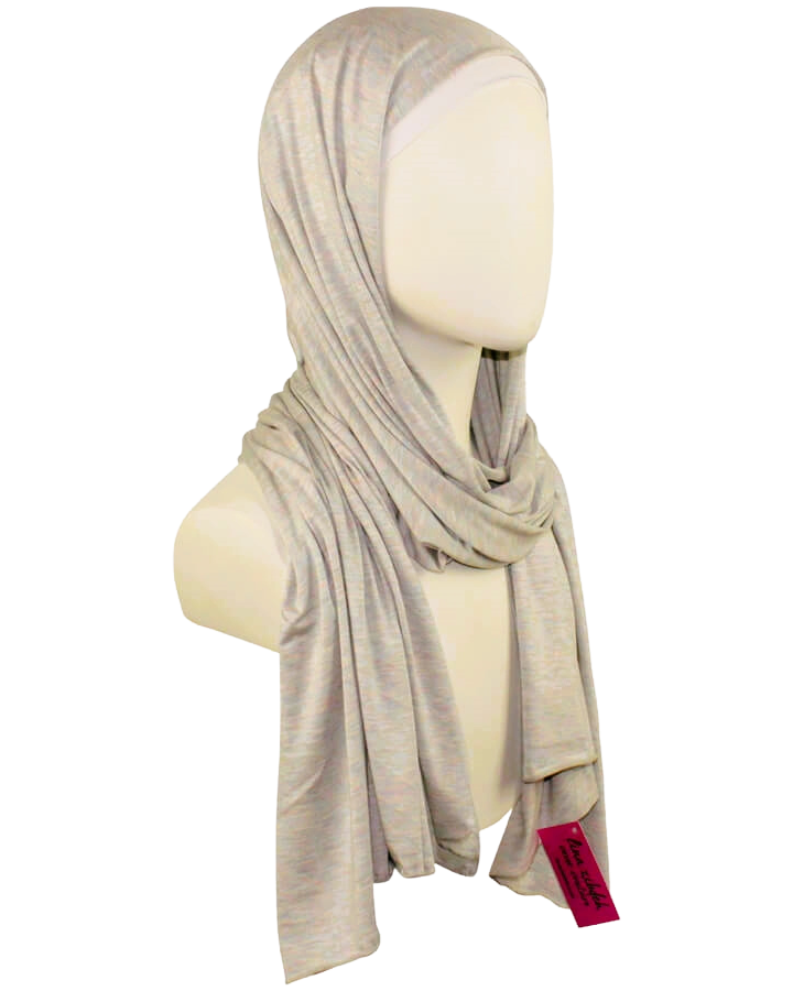 Neutral Beige Jersey Hijab Soft & Drapey - 5 Subtle Tones - NEW