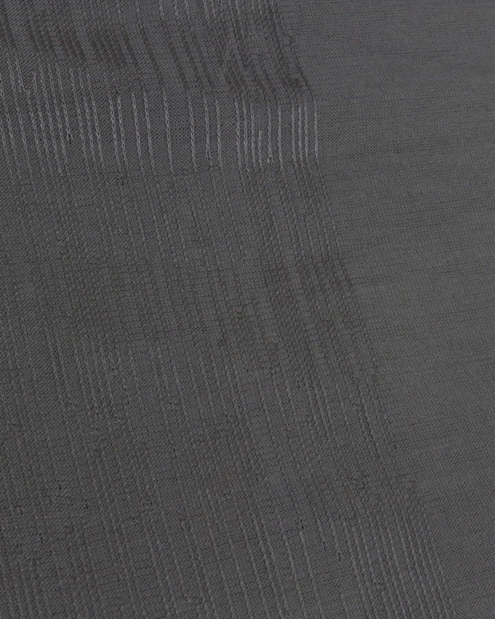 Double Bordered All in One Kuwaiti Hijab - Grey - NEW