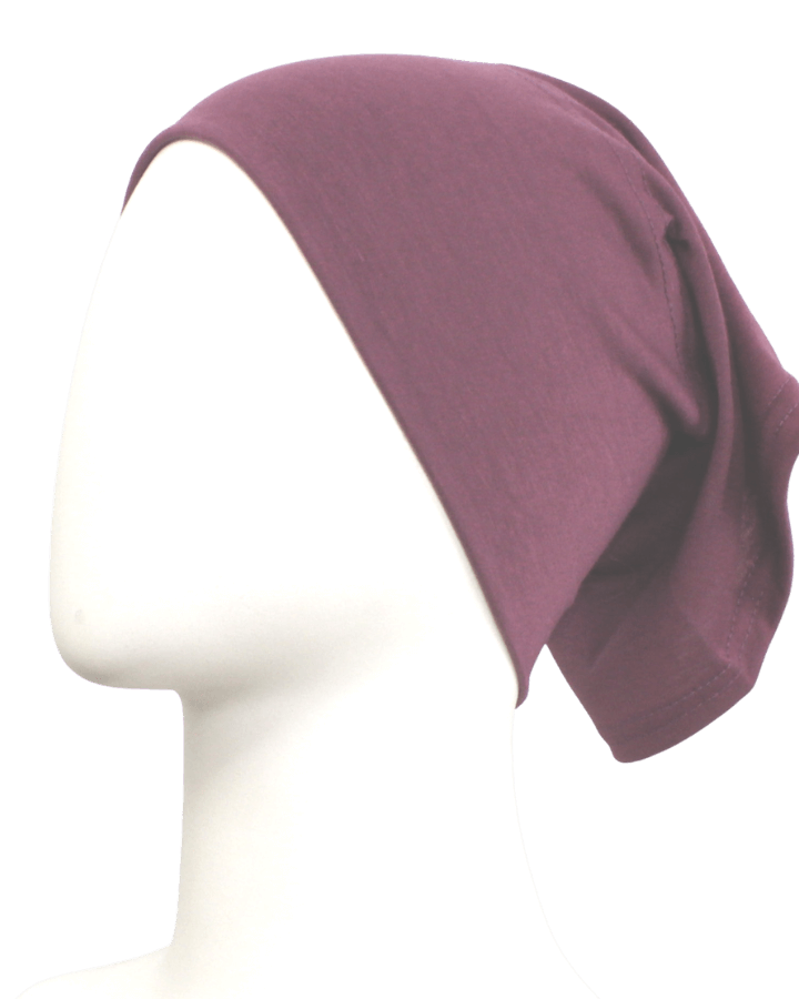 Plum Poly-Cotton Tube Undercap