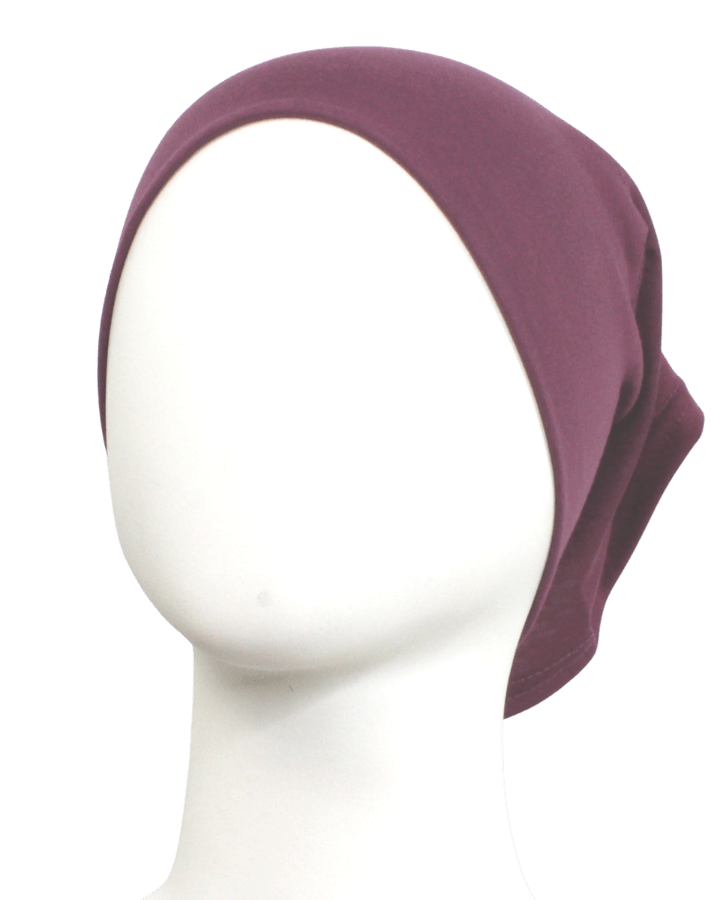 Plum Poly-Cotton Tube Undercap