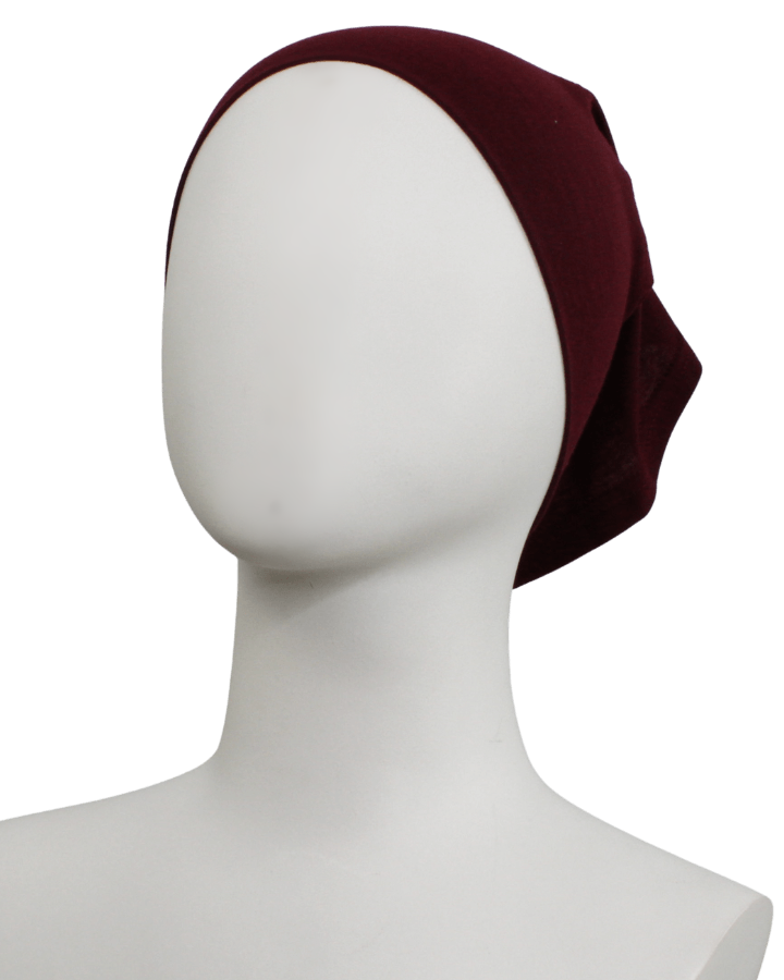Maroon Poly-Cotton Tube Undercap