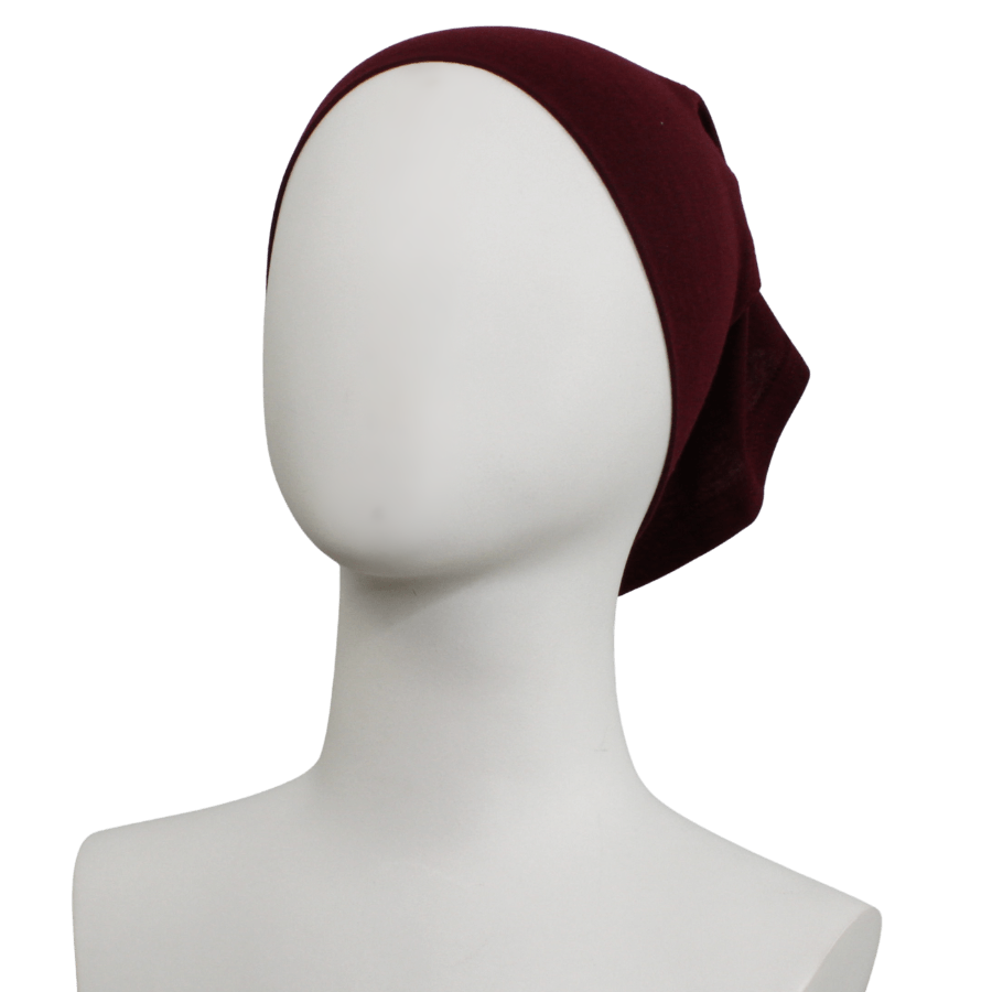 Maroon Poly-Cotton Tube Undercap