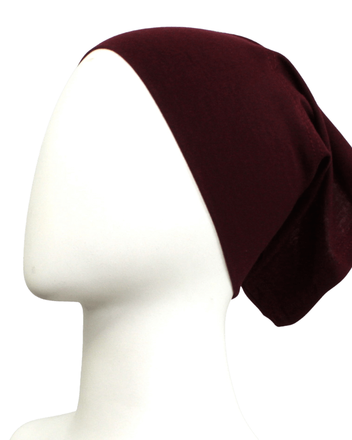 Maroon Poly-Cotton Tube Undercap
