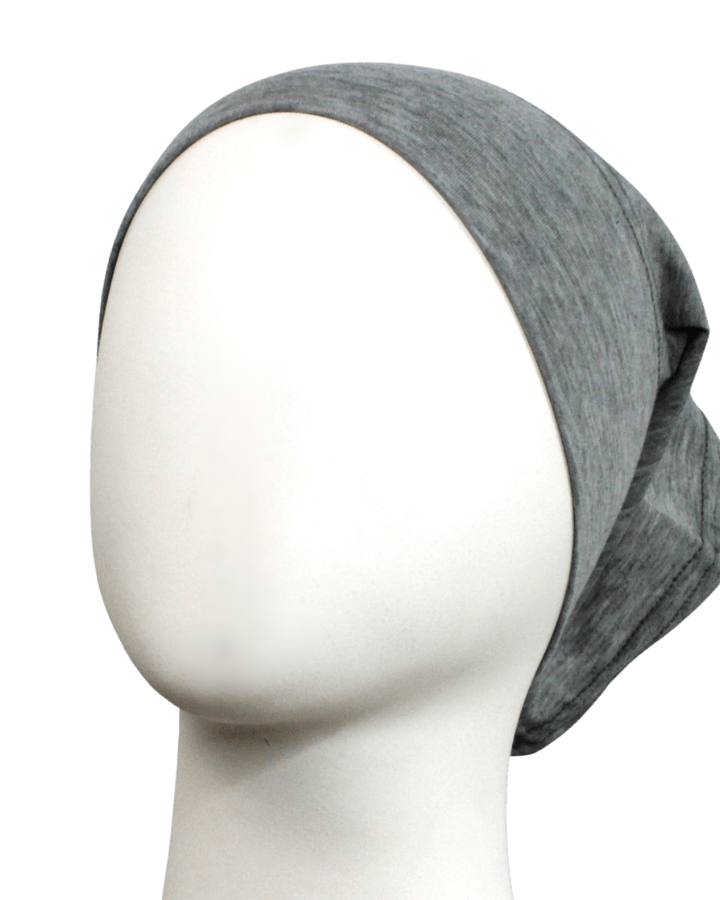 Light Heather Grey Poly-Cotton Tube Undercap
