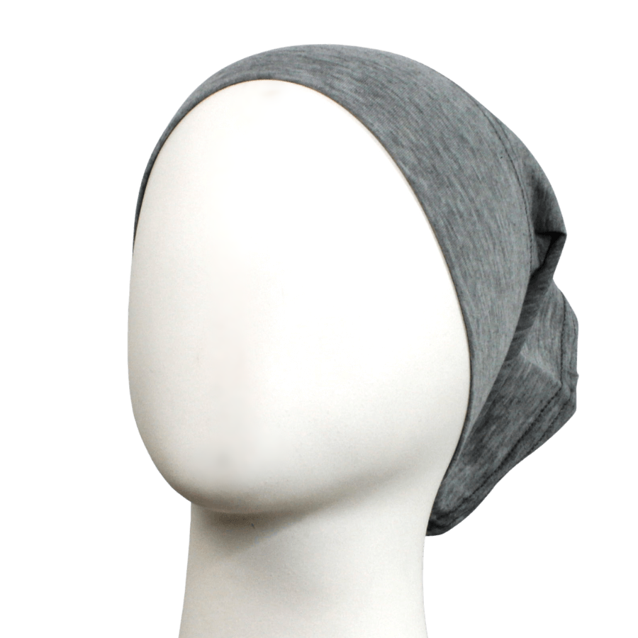 Light Heather Grey Poly-Cotton Tube Undercap