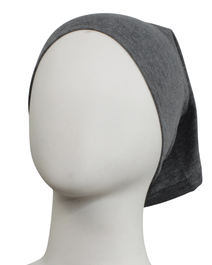 Dark Heather Grey Poly-Cotton Tube Undercap