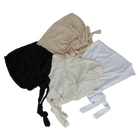 Beige  Tie-Back Hijab Cap - NEW