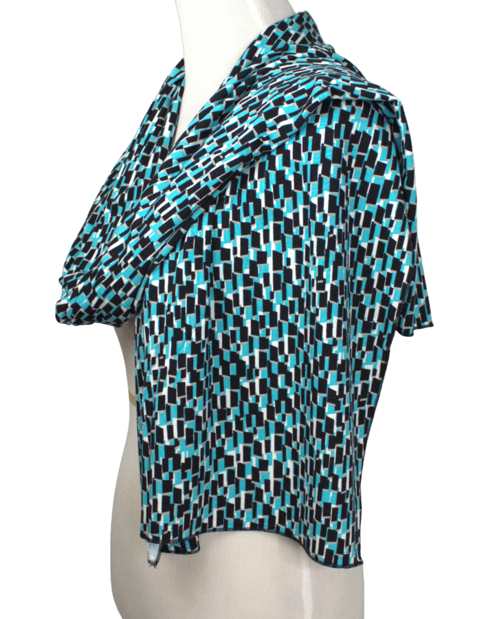 Geo Patterned Jersey Hijab - NEW