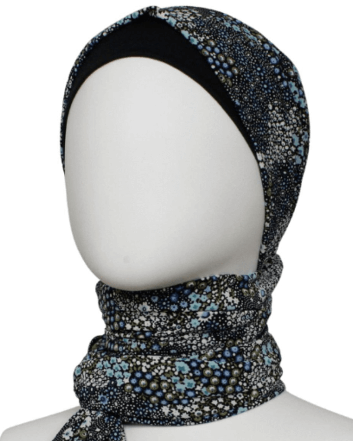 Starry Nights Patterned Jersey Hijab Soft & Cool "Zibde Feel"  - NEW