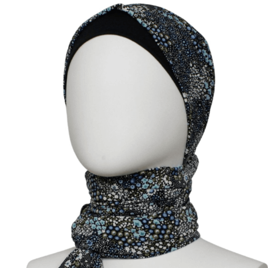 Starry Nights Patterned Jersey Hijab Soft & Cool "Zibde Feel"  - NEW