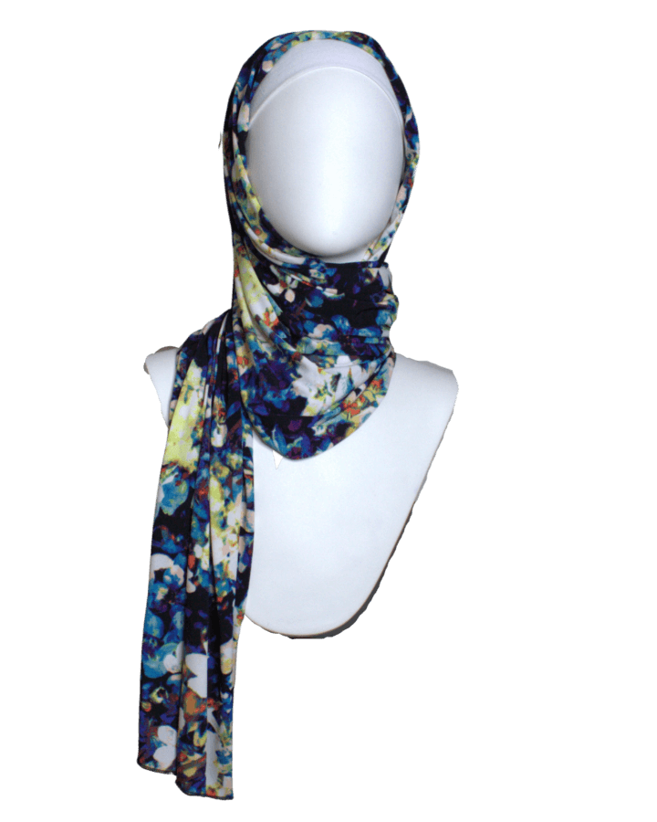The "IT"  Patterned Jersey Hijab  - Soft & Cool "Zibde Feel" - NEW