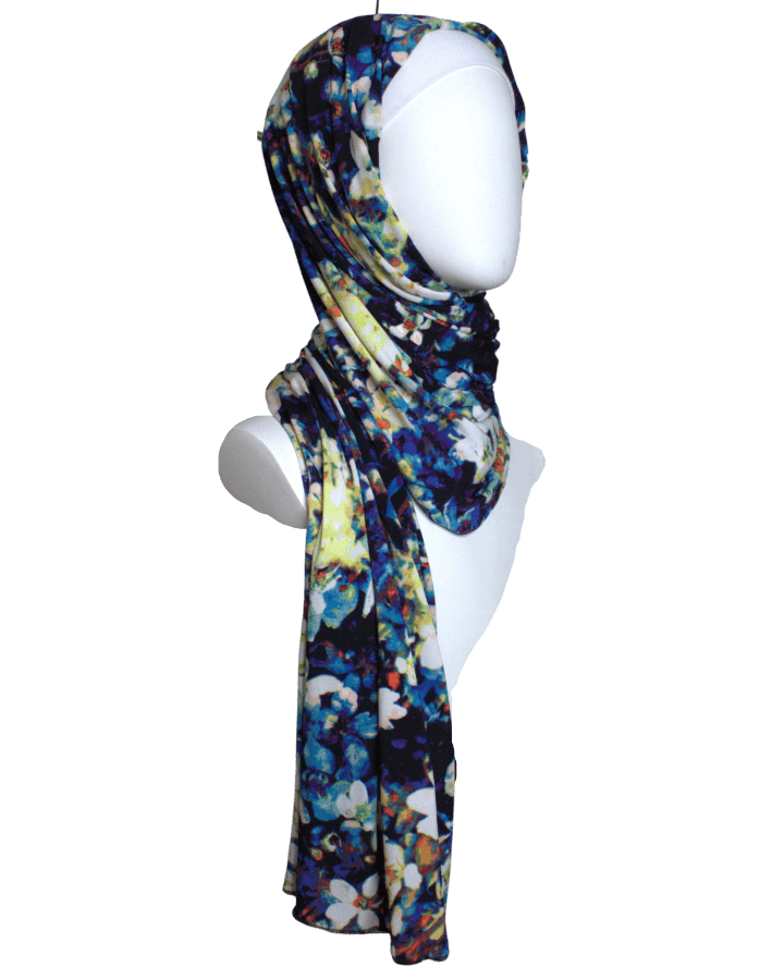 The "IT"  Patterned Jersey Hijab  - Soft & Cool "Zibde Feel" - NEW