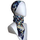 The "IT"  Patterned Jersey Hijab  - Soft & Cool "Zibde Feel" - NEW