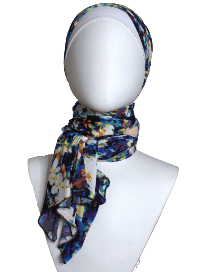 The "IT"  Patterned Jersey Hijab  - Soft & Cool "Zibde Feel" - NEW