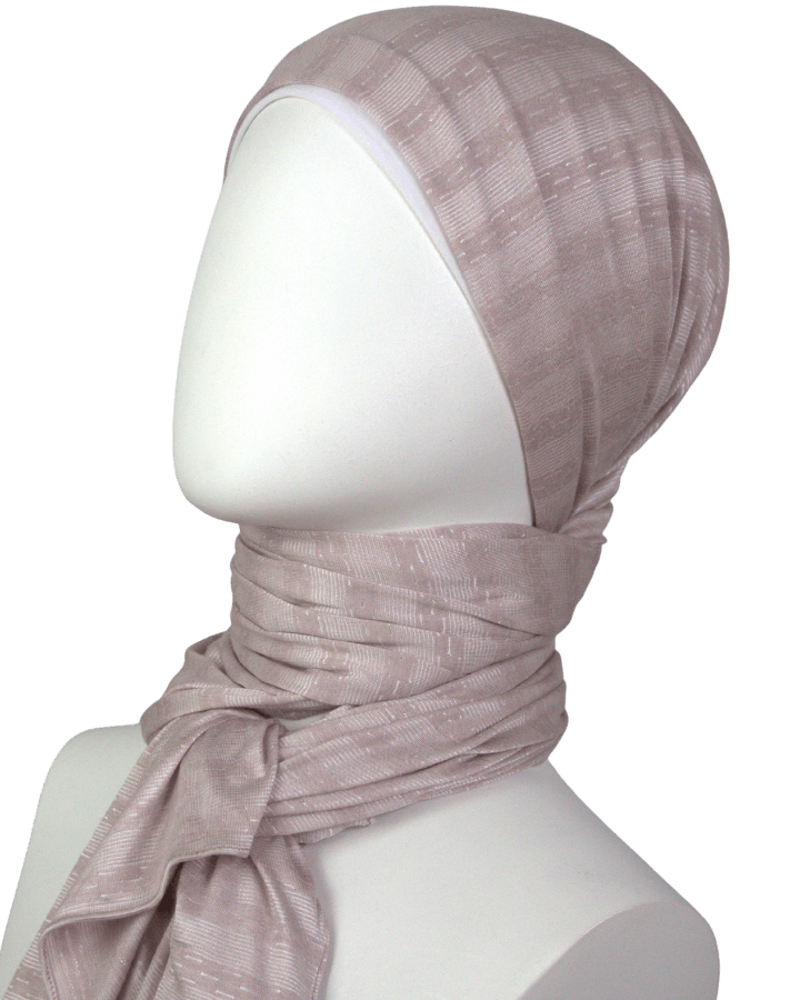 Not Your Regular Solid Kuwaiti Hijab - Light Neutral