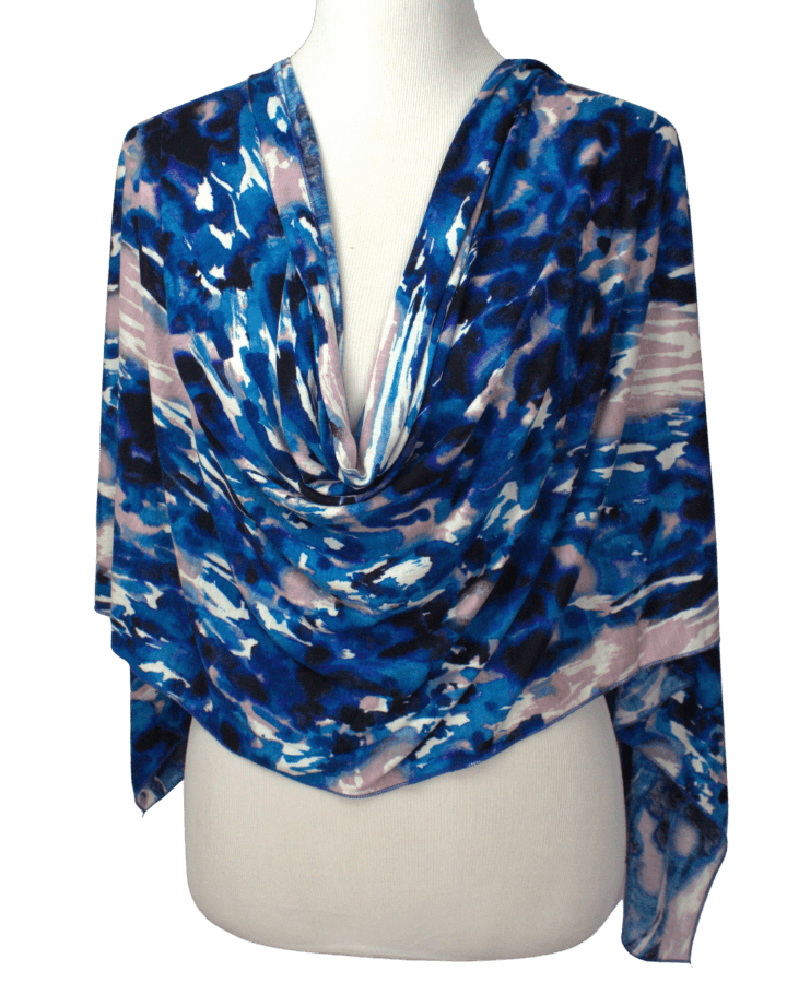 Your New BFF Patterned Jersey Hijab  - smaller width