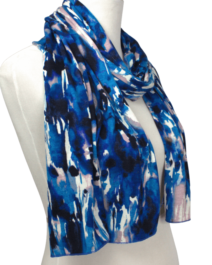 Your New BFF Patterned Jersey Hijab  - smaller width