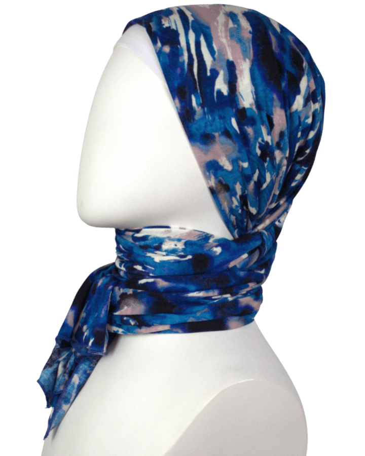 Your New BFF Patterned Jersey Hijab  - smaller width