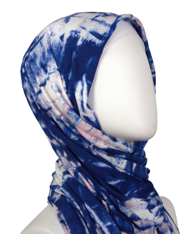 A Breath of Fresh Air Patterned Jersey Hijab - NEW PRINT