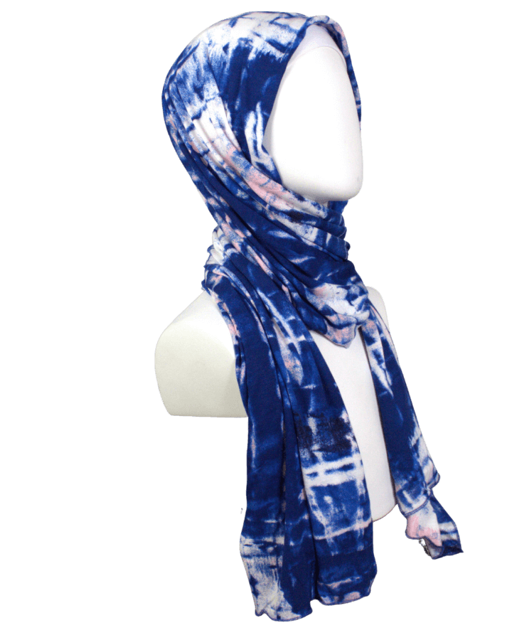 A Breath of Fresh Air Patterned Jersey Hijab - NEW PRINT