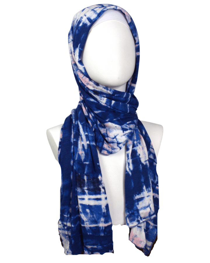 A Breath of Fresh Air Patterned Jersey Hijab - NEW PRINT