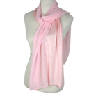 Kuwaiti Double Border Chiffon & Jersey Pink - NEW