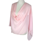 Kuwaiti Double Border Chiffon & Jersey Pink - NEW