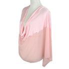 Kuwaiti Double Border Chiffon & Jersey Peach - NEW