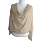Golden Beige Shimmer Jersey Hijab