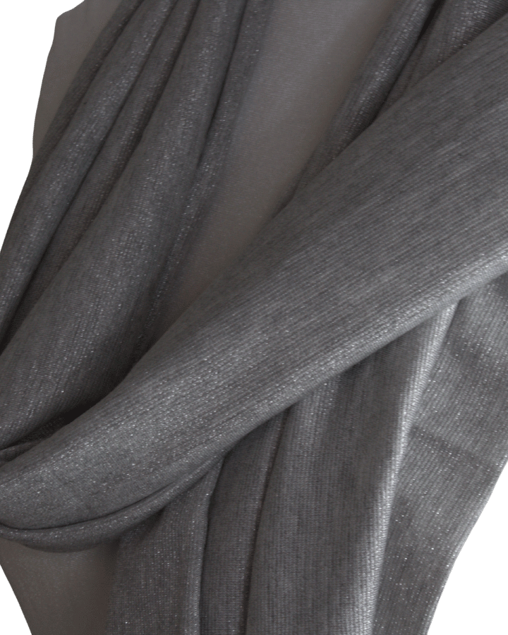 Light Grey Shimmer Jersey Wrap - regular size