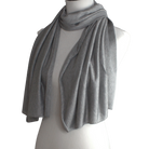Grey Shimmer Jersey Wrap - regular size