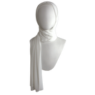 Quality off-white  chiffon hijab scarf | Maxi cream chiffon hijab | Lina Zibdeh