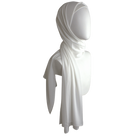 Not transparent off-white  chiffon hijab scarf | Maxi cream chiffon hijab | Lina Zibdeh