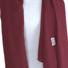 Luxury deep red chiffon hijab scarf | Maxi red chiffon hijab | Lina Zibdeh