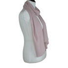 Premium quality Neutral Blush chiffon hijab scarf | Maxi Mauve Pink chiffon hijab | Lina Zibdeh