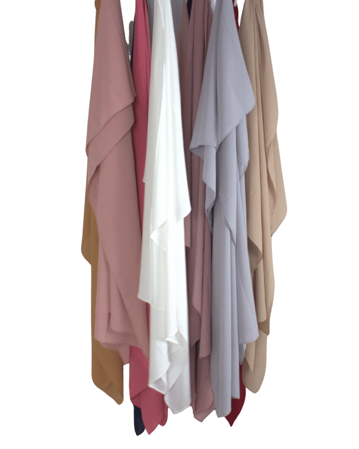 High-end chiffon hijab scarf | Maxi chiffon hijab | Lina Zibdeh