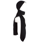Bamboo Jersey Hijab Black - Maxi Size Premium Quality