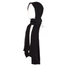 Bamboo Jersey Hijab Black - Maxi Size (But Not Bulky!)