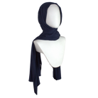 Bamboo Jersey Hijab Navy Blue - Maxi Size (But Not Bulky!!)