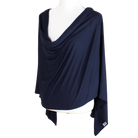 Bamboo Jersey Hijab Navy Blue - Maxi Size (But Not Bulky!!)