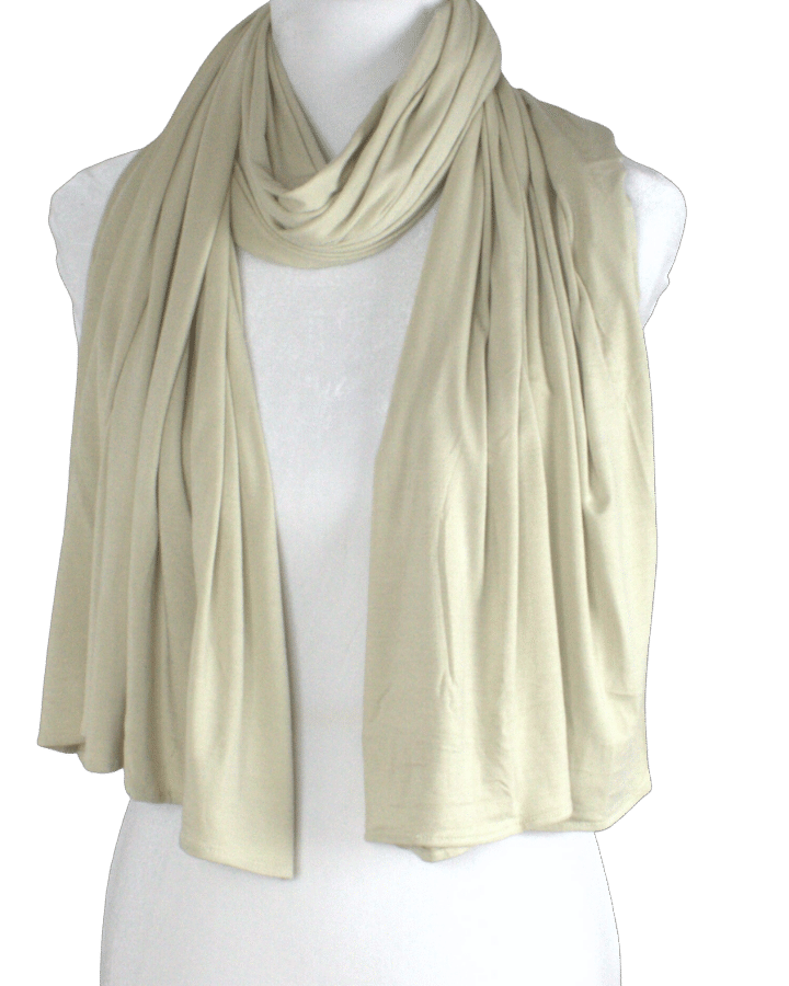 Bamboo Jersey Hijab LemonGrass  - Maxi (But Not Bulky!)