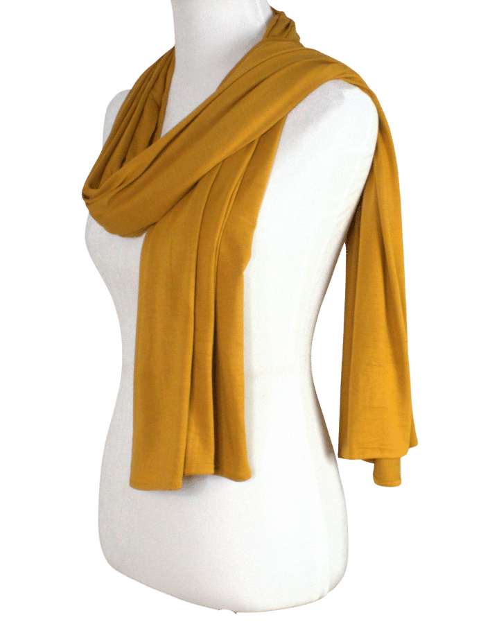 Bamboo Jersey Deep Golden Tan  - Maxi (But Not Bulky!)
